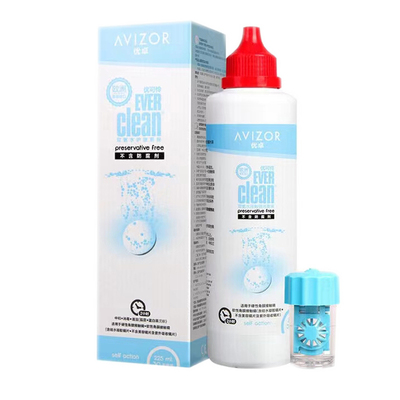 优卓优可伶双氧水225ml带中和片OK镜RGP硬性隐形眼镜角膜塑形专用