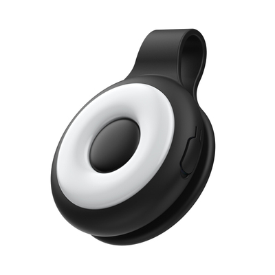 2025新款创意圆形硅胶磁吸迷你手机补光灯自拍摄便携折叠强磁美颜灯冷暖三色LED灯5档可调节可夹挂