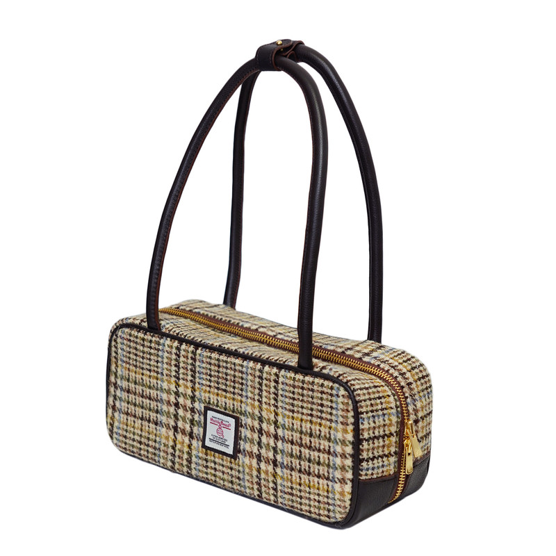 Harristweed法棍包波士顿枕头包