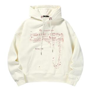 GENANX闪电潮牌陈奕恒同款蝙蝠短款连帽卫衣学生秋冬新品加绒情侣