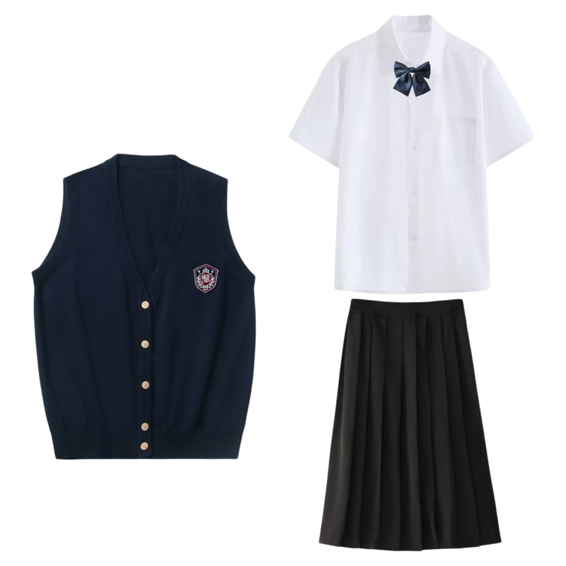 班服秋季学院风毕业校服毛衣套装初高中学生运动会朗诵合唱演出服