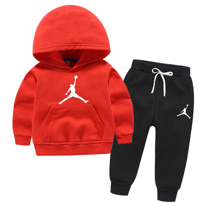 运动纯棉两件套春秋连帽厂家直销