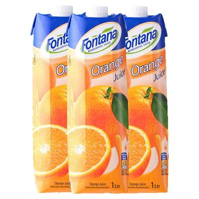 芬特乐橙汁原装进口果汁1L瓶装芳塔娜饮料商用调饮百搭饮料