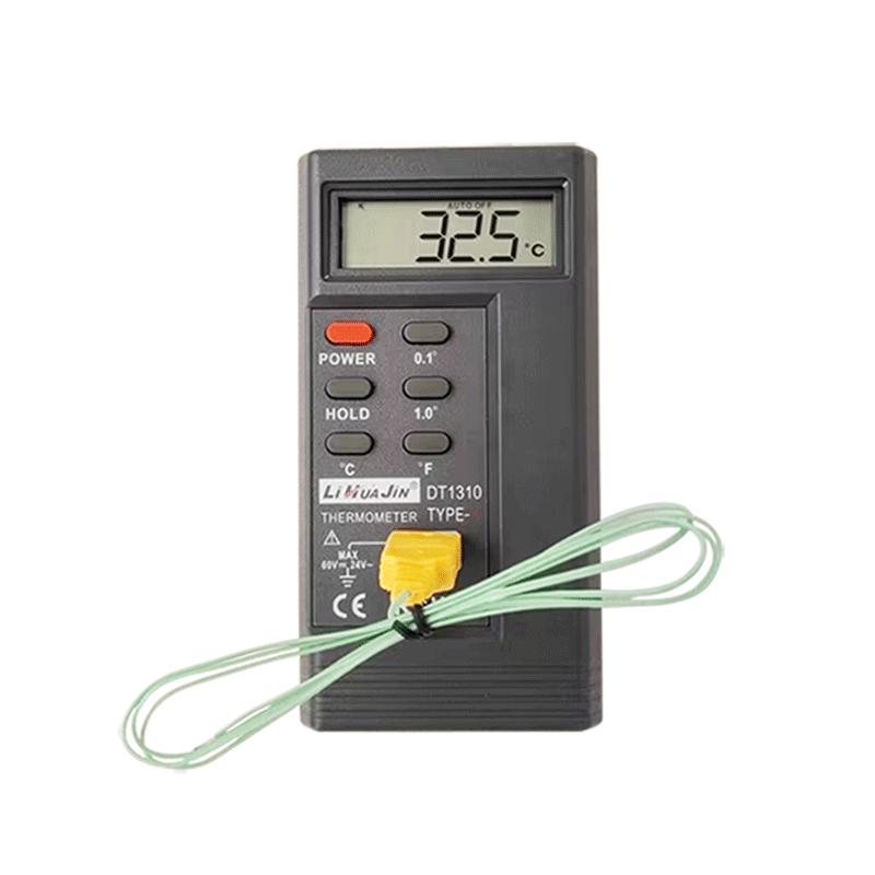 接触式测温仪工业高精度 K 型热电偶测试表 带探头模具表面温度计