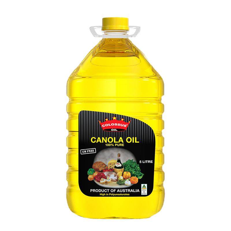 [0胆固醇]澳洲原装进口COLOSSUS芥花籽一级食用油老少适宜家庭5L