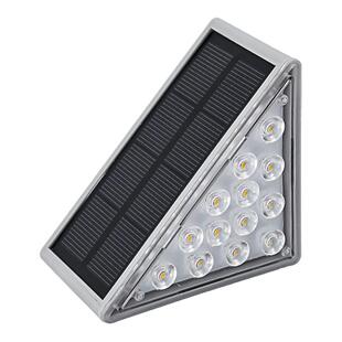 太阳能户外台阶踏步灯庭院感应楼梯脚踏灯室外防水家用led步道灯