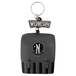 正版Wednesday星期三周边钥匙扣亚当斯大提琴小挂件迷你背包挂饰