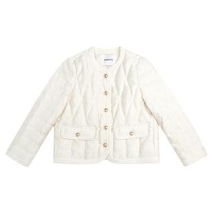 RBIGX瑞比克童装2025秋季新款甜美可爱小香风薄款女童羽绒服外套