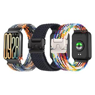 适用小米手环9pro降落伞卡扣编织表带8pro运动智能手表红米Redmi watch6男士5秋冬手表带watch4腕带高级