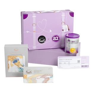 Nest Designs X a2新生之旅联名礼盒宝宝包单方巾盖毯防惊跳包巾