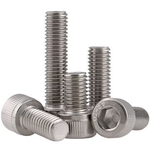 304不锈钢英制内六角螺丝螺钉UNF细牙美制螺栓6#8#1/4 5/16 3/8粗