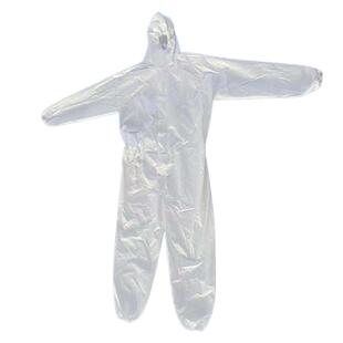 防护服一次性连体全身带帽透气防尘防水养殖猪场喷漆隔离衣工作服