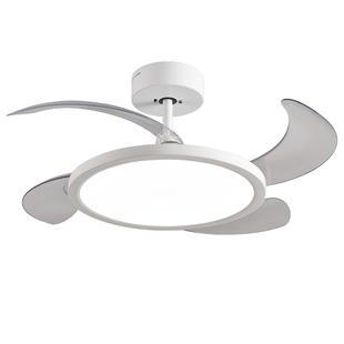 三雄极光全光谱护眼风扇灯led餐厅灯现代简约隐形一体电风吊扇灯