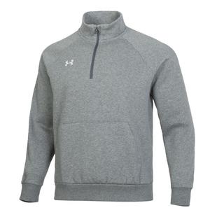 【自营】UA安德玛卫衣男装新款宽松立领半拉链休闲套头上衣健身服