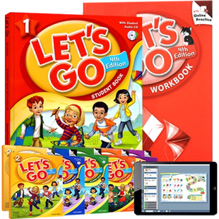 牛津少儿英语 Let's go第四版 1 2 3 4 5 6级牛津英语 letsgo教材