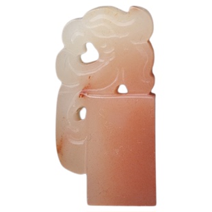 寿山石芙蓉石博古钮方章扁章古风挂坠书画定制藏书手工篆刻印章