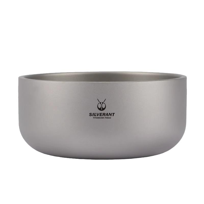SILVERANT/银蚁纯钛双层碗沙拉碗