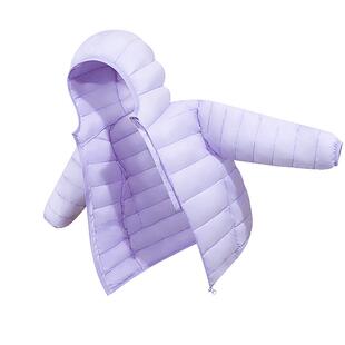 真维斯童装女童外套秋冬2026新款儿童冬季轻薄棉服大童保暖羽绒服