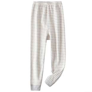 100%纯棉儿童秋裤小孩磨毛打底裤棉毛裤男女童保暖全棉裤子外穿