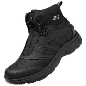 强人3515高帮鞋男款户外训练鞋男靴战术靴防刺穿登山鞋黑色防泼水