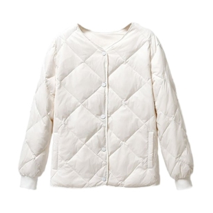 薄款羽绒服女短款轻薄2025年新款韩版时尚小个子棒球服秋冬外套潮