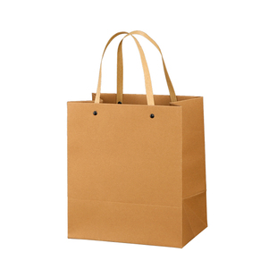 高档牛皮纸袋定制铆钉手工手提袋企业礼品袋茶叶伴手礼纸袋可定做