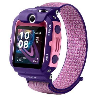 适用华为儿童手表4X表带4X新耀款尼龙表带NLK-AL00电话手表替换带钢化膜尼龙编织运动透气柔软学生手表带配件