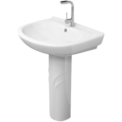 家用立柱盆小户型一体洗脸盆陶瓷