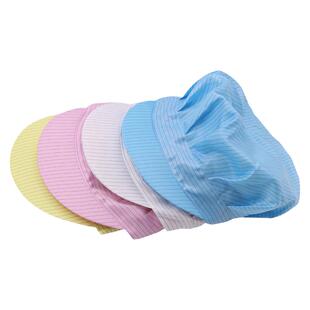 防静电帽大工女工防尘无尘洁净室车间蓝白女式工作帽电子厂富士康