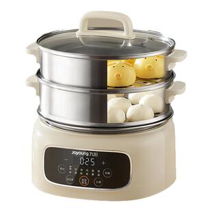 九阳电蒸锅家用多功能三层不锈钢大容量多层小型蒸菜蒸箱GZ781