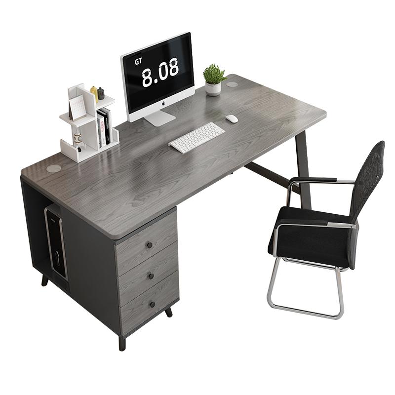 电脑桌台式家用简约现代卧室轻奢写字桌工作台简易书桌办公桌