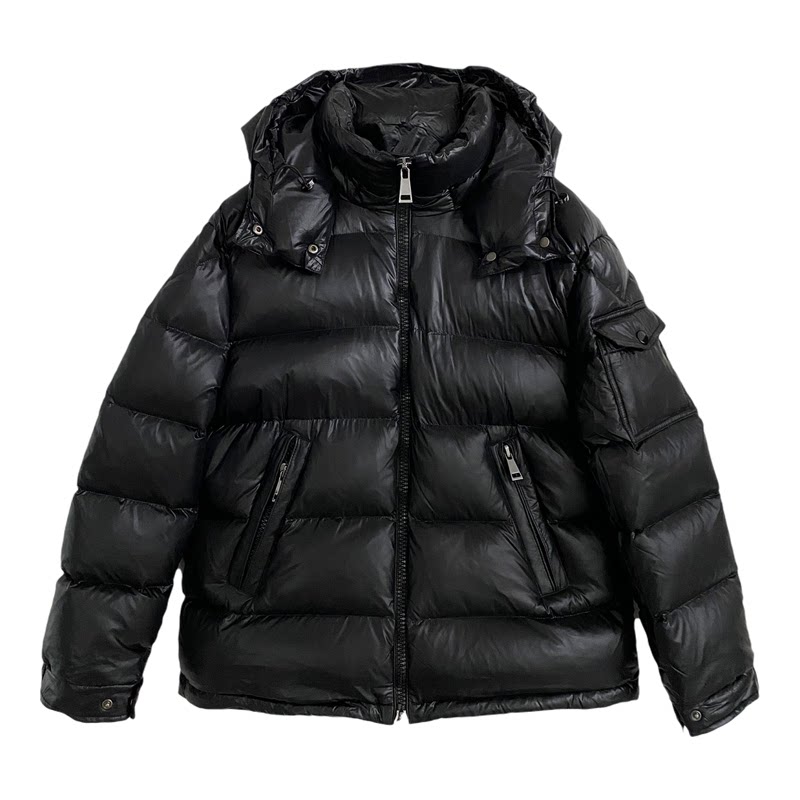 衣莎美诺短款连帽鹅绒羽绒服