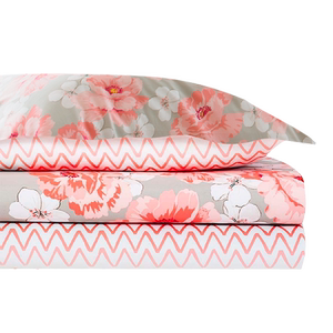 馨亭2024春夏全棉床上用品谢尔贝贡缎60支四件套床单被套枕套套件