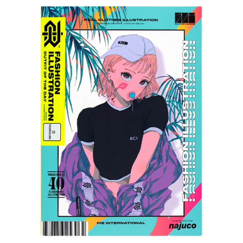 正版 Fashion Illustration Outfit of the Day 日本原版进口 真我霓裳 少女潮流女时尚服装设计搭配插画集画册手册时尚图解书籍