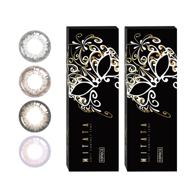 MITATA玻尿酸系列美瞳日抛小大直径混血自然隐形眼镜带度数10片装