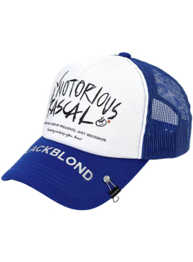 BLACKBLOND VIVIDY LESS TRUCKER MESH CAP (蓝)韩国官网直邮进口