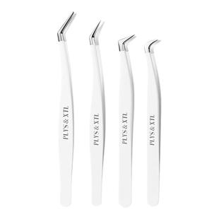 高精密假睫毛镊子贴睫毛夹7字夹金羽夹子初学者美睫嫁接专用工具