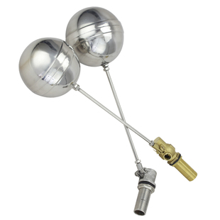 4分开水器浮球阀蒸饭机水箱浮球进水阀水位开关不锈钢球阀配件