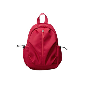 【新年红】POY迷你双肩包女轻便红色小背包小巧书包登山旅游包包