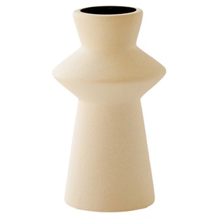 U Mi LIVING · 星晚 |陶瓷花瓶北欧简约奶油ins风复古粗陶插花器