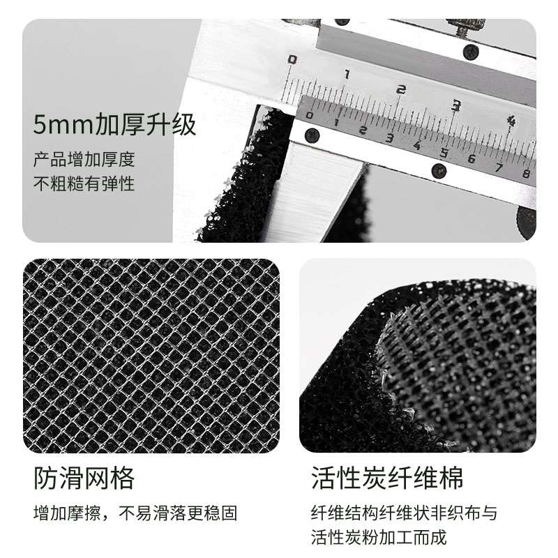 家用空调净化网冷气机活性炭过滤网室内挂机进风口外置空气防尘棉