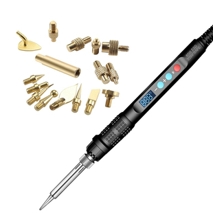 3D打印机配件黄铜镶嵌植入螺母内螺纹热熔螺母压头烙铁头工具套件