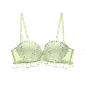 六只兔子性感蕾丝小胸聚拢波波杯无钢圈内衣