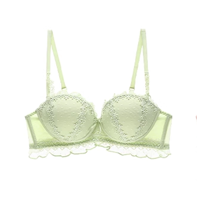 六只兔子性感蕾丝聚拢波波杯文胸