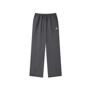 匹克防泼水长裤男士秋冬新款梭织加绒休闲通勤直筒跑步商务运动裤