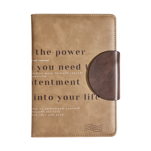 美式复古文创笔记本本子原创个性创意加厚高档高颜值记事本办公工作记录本大学生读书学习考研简约横线日记本