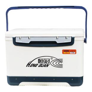 恒冠小钓箱多功能冷藏保温箱18L23L30海钓箱增氧矶钓可坐台钓鱼箱