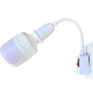 直插式LED台灯插头插座灯带开关插电灯泡超亮小夜灯卧室墙壁灯