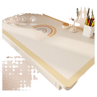 ins儿童环保皮革书桌垫防水可擦洗桌布学生课桌写字台学习桌垫子