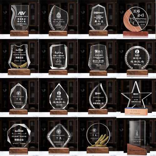 水晶奖杯奖牌批发刻字金属篮球彩印木制树脂会年比赛舞蹈颁奖儿童